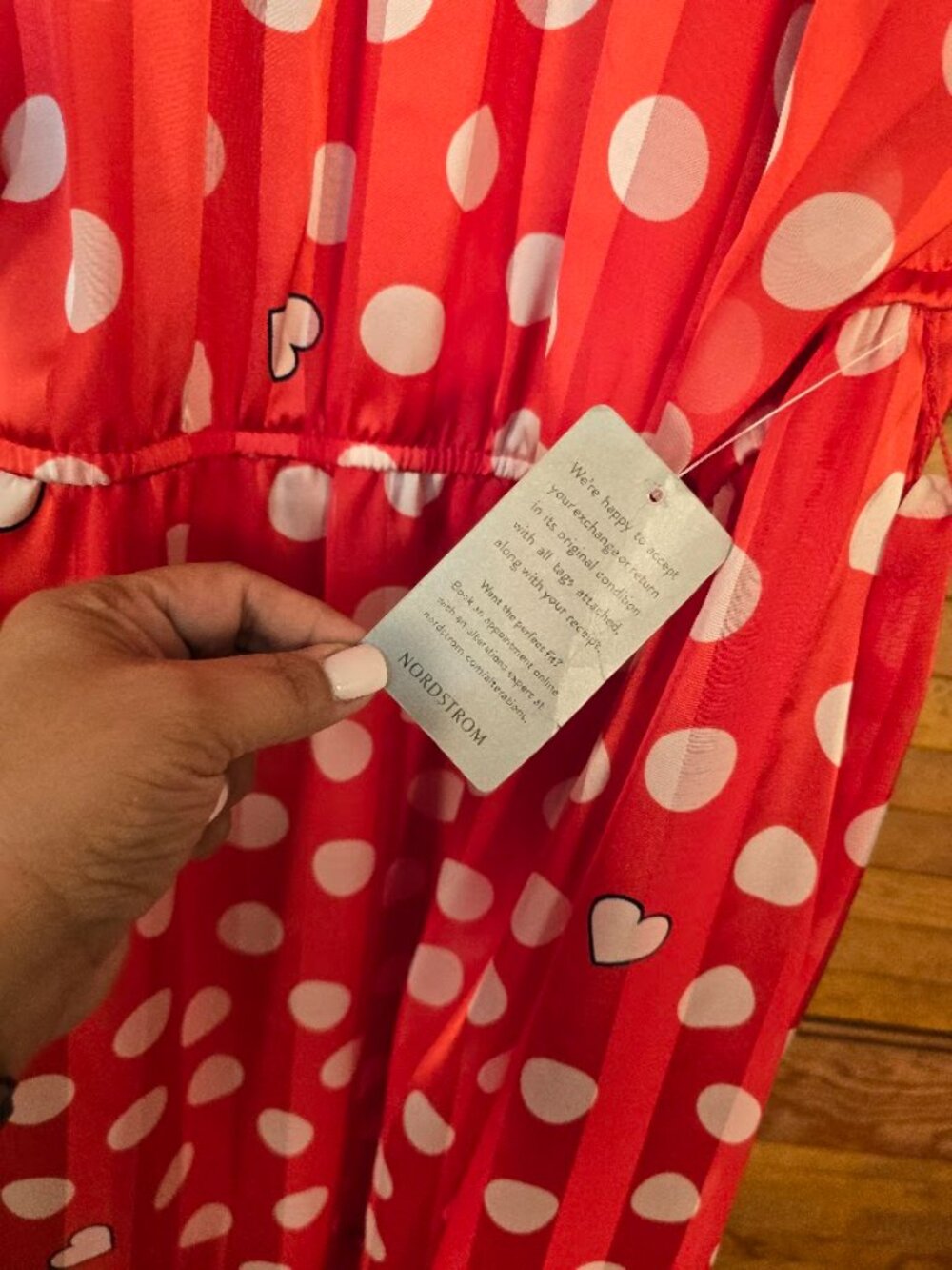 Red Polka Dot Midi Dress 24W 3X Fit Flare Wedding Guest London Times - Picture 13 of 16